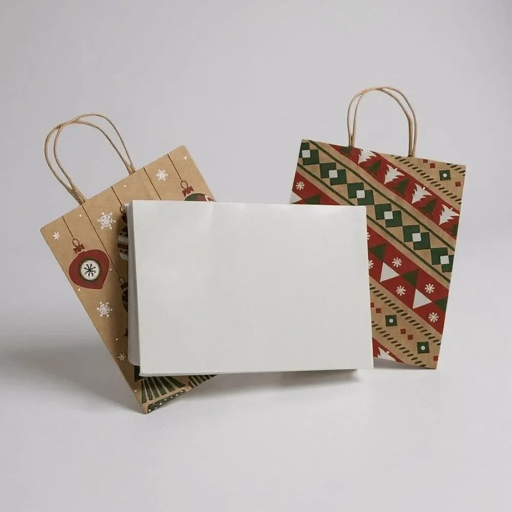 B13. Christmas/Holiday Gift Bag Set of 2